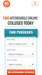 Mobile Screenshot of affordablecollegesonline.org